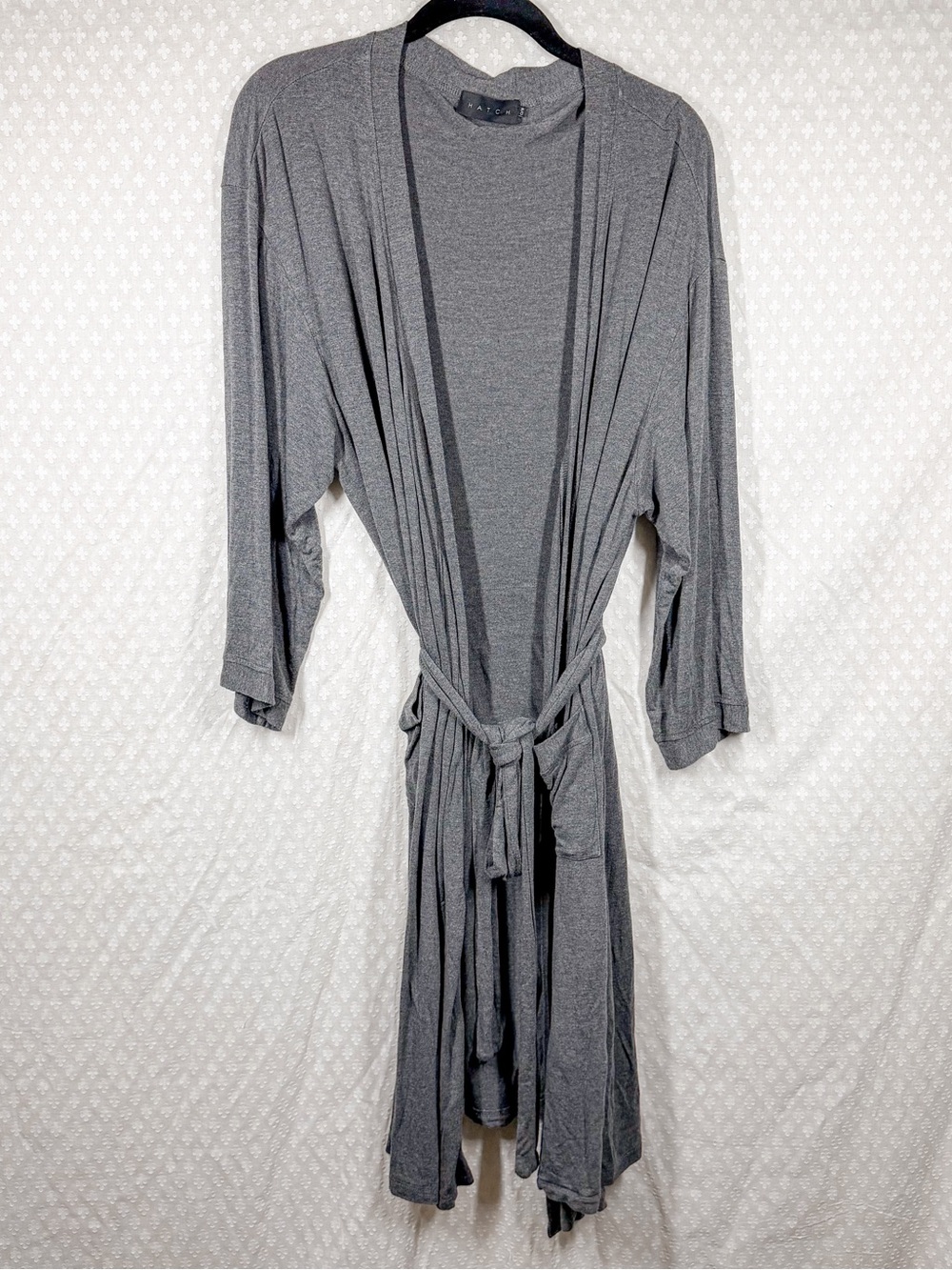 Hatch Gray Bamboo Blend Robe - Picture 2 of 6